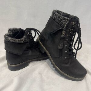 Cliffs by White Mountain Pembroke black ankle moto combat boot size 7 NWOB